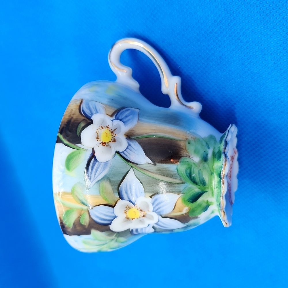 Norcrest Columbine Miniature Teacup